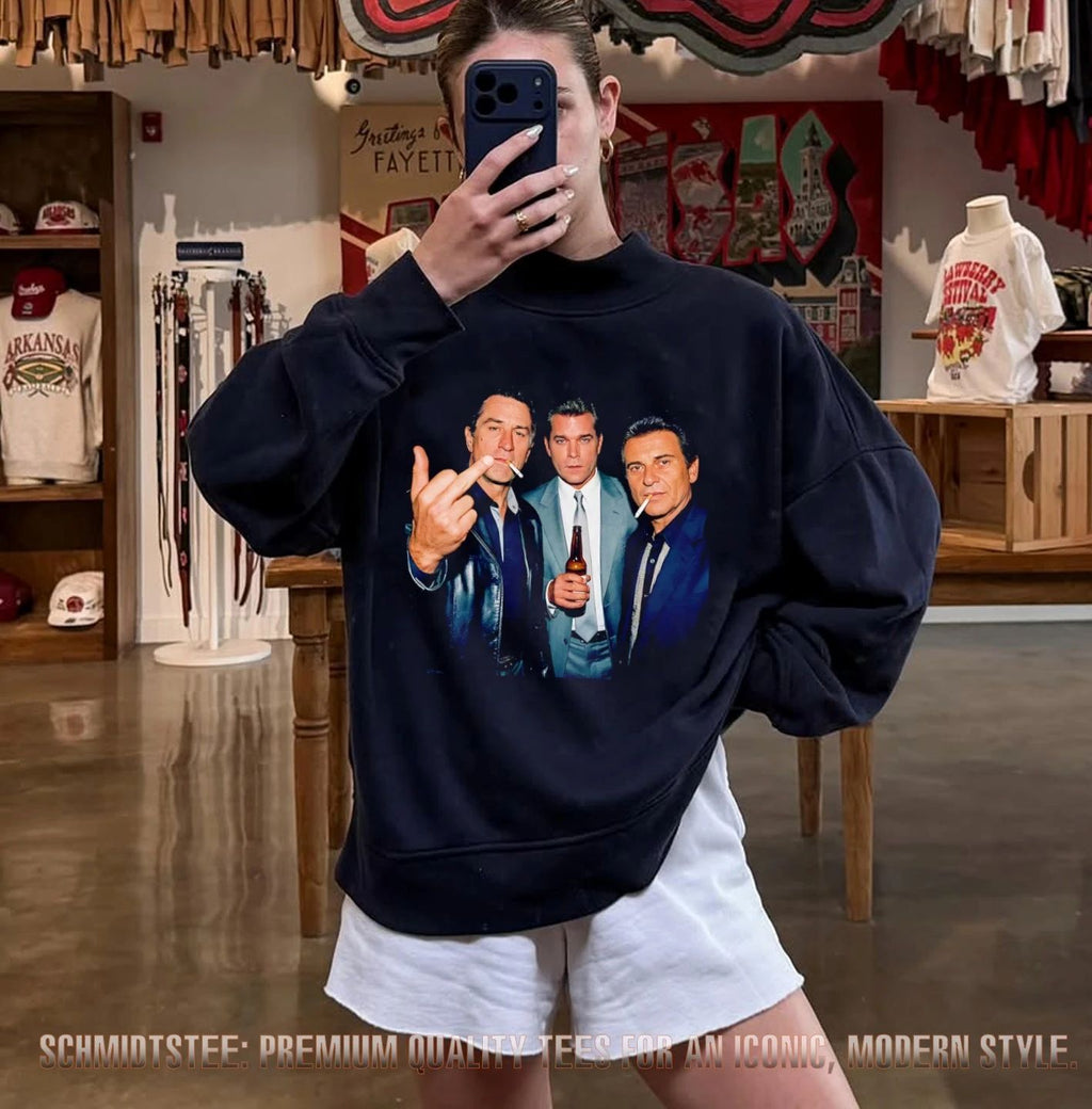 Goodfellas smoking middle finger shirt