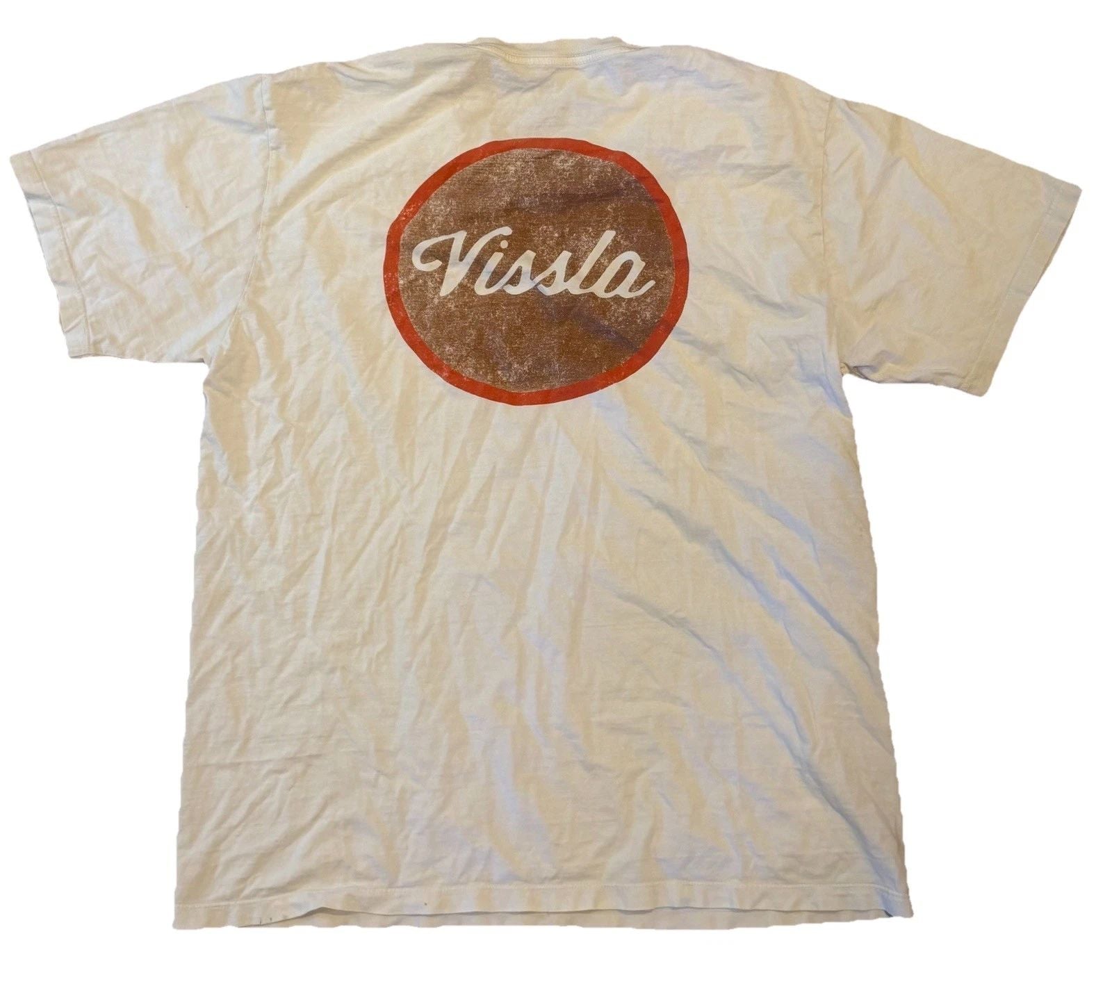 Vissla Pocket T-Shirt - Double Sided Logo - Men's Large - Organic Cotton