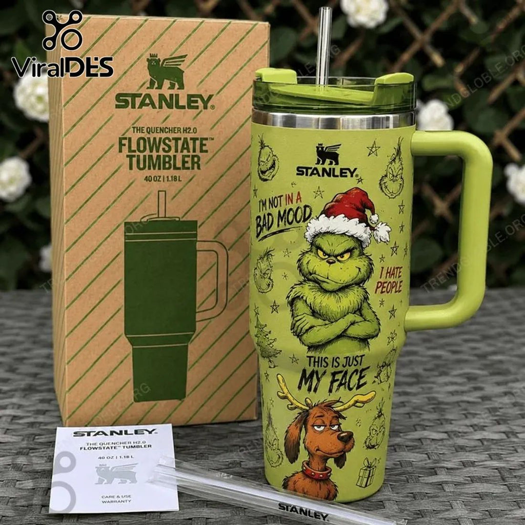 Stanley The Grinch Green 40oz Flowstate Tumbler