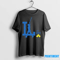 Dodgers La Freddie Freeman Silhouette 2 Outs Tshirts Sweater