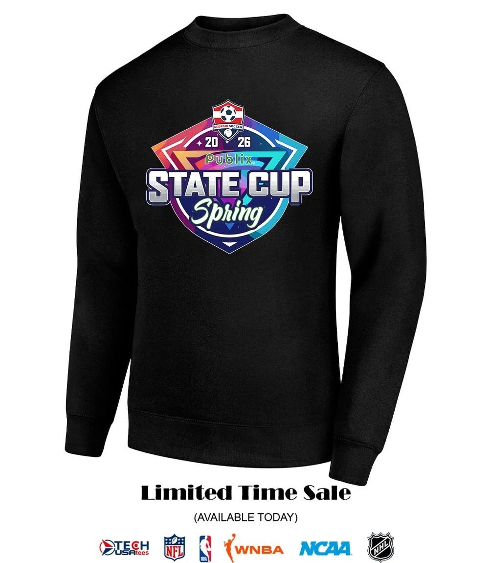 Georgia Soccer 2026 State Cup Spring logo shirt