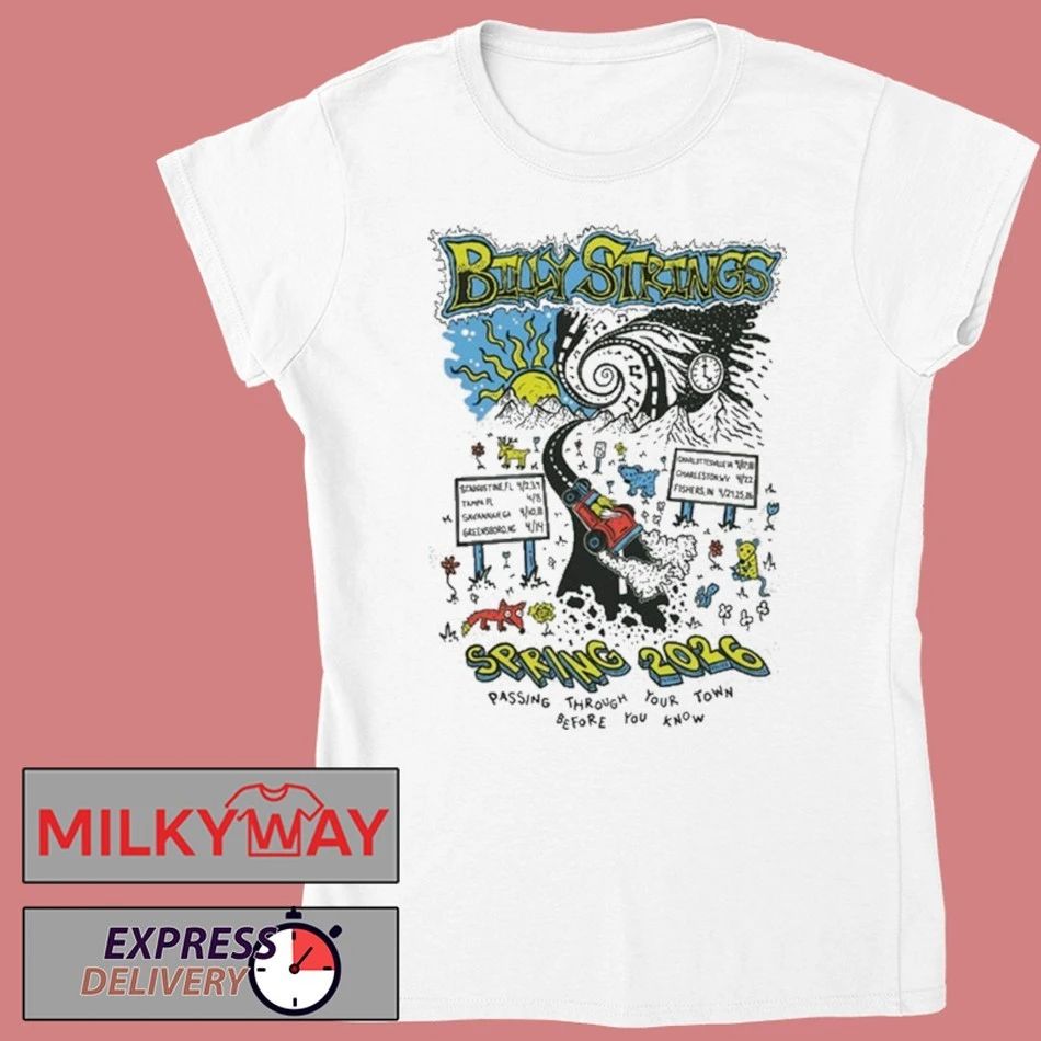 Billy Strings Spring Tour 2026 Highway Hypnosis shirt