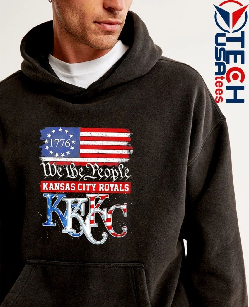 We The People Kansas City Royals 1776 USA flag shirt