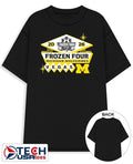 Michigan Wolverines 2026 NCAA Men’s Hockey Frozen Four Vegas logo shirt