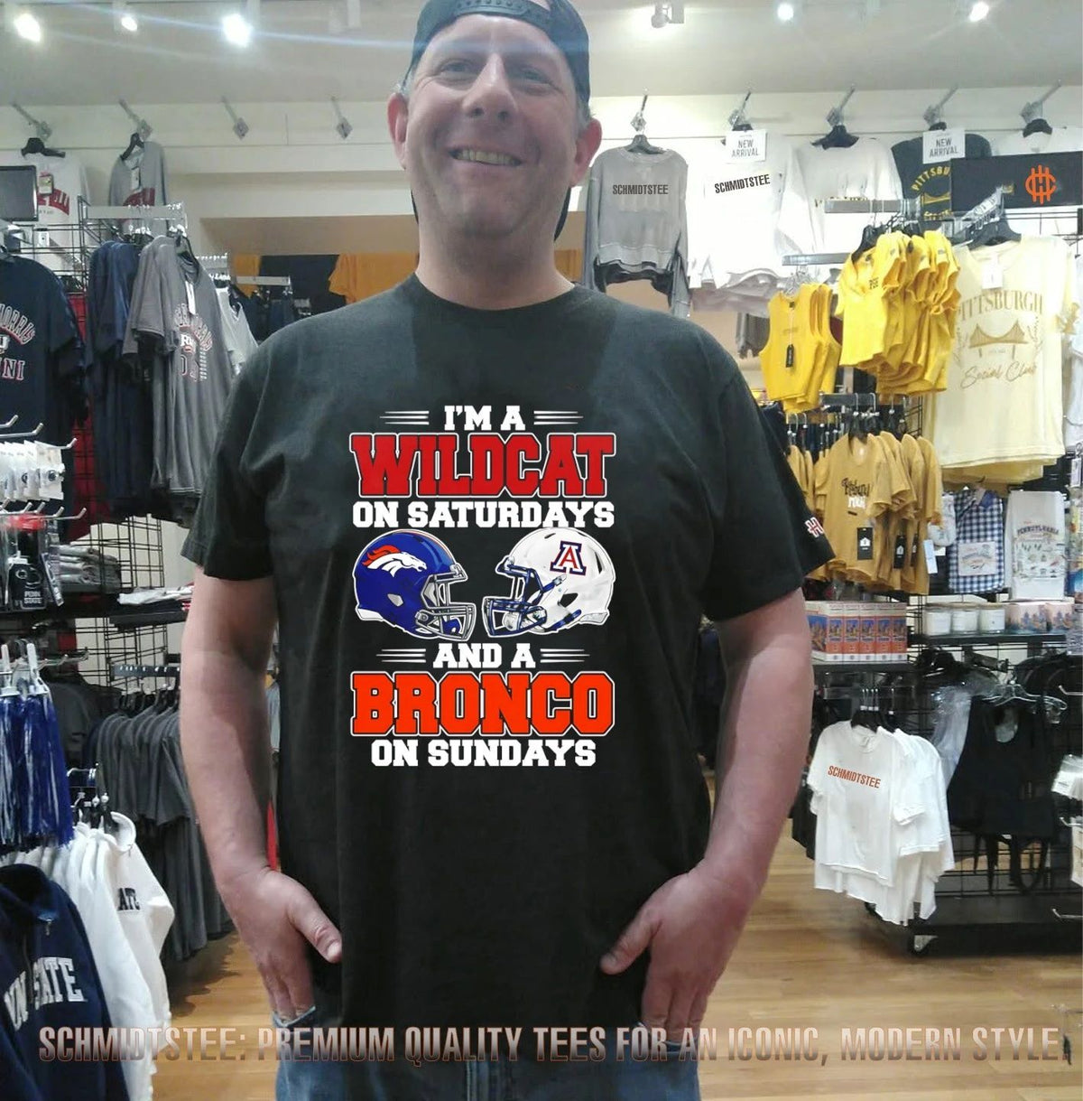 I’m a Wildcat on Saturdays and a Bronco on Sundays shirt
