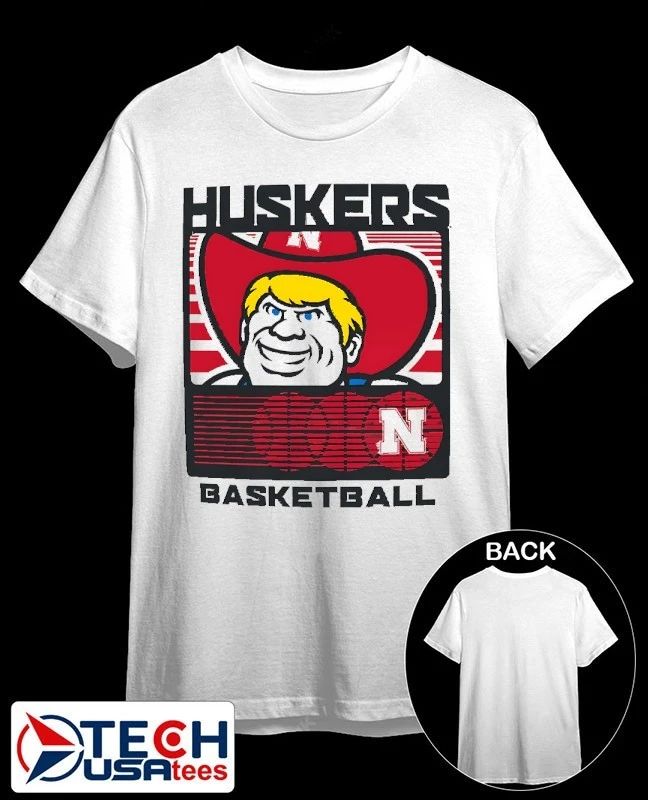 Nebraska Huskers Basketball Staredown mascot shirt