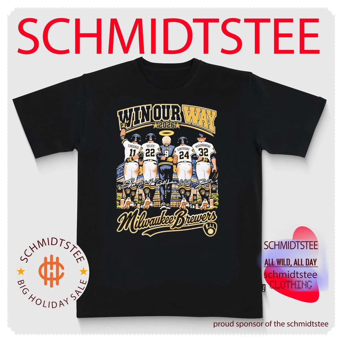 Milwaukee Brewers win our way 2026 shirt