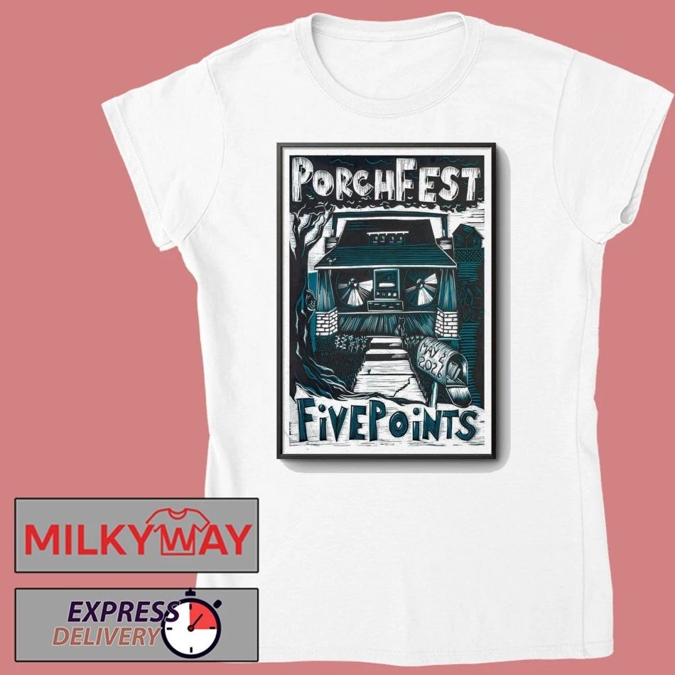 PorchFest FivePoints In Huntsville AL On May 2 2026 Poster shirt