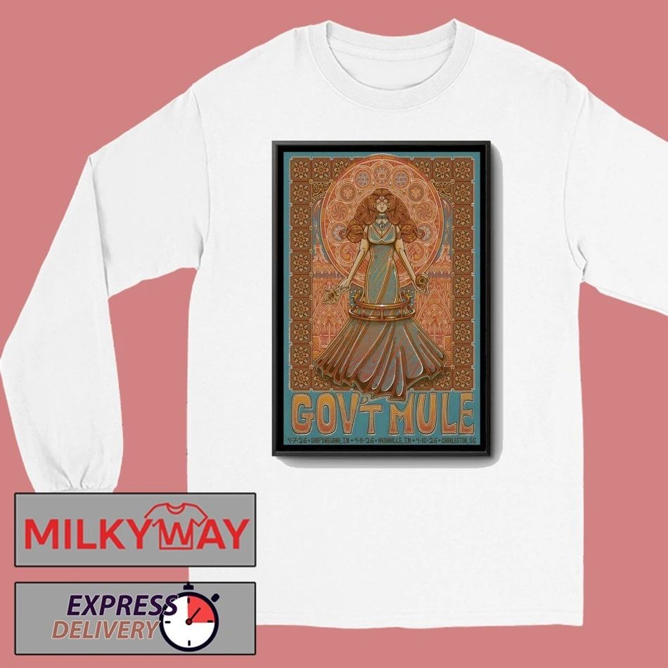 Gov’t Mule In Charleston SC On Apr 10 2026 Poster shirt