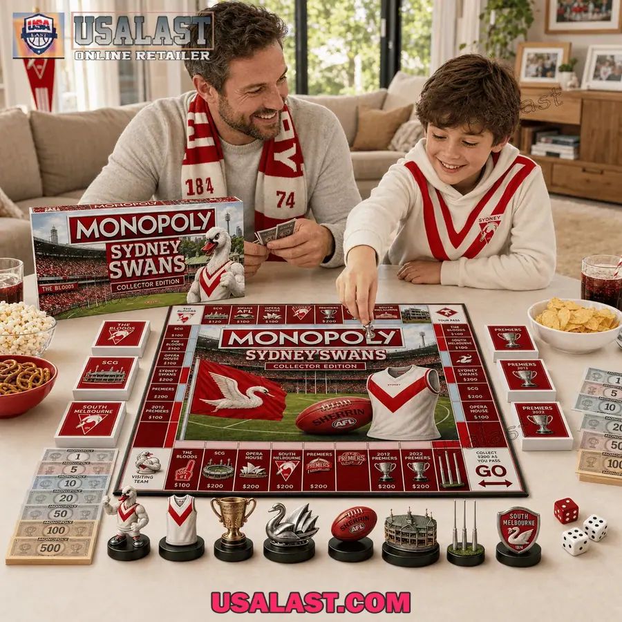 Sydney Swans Collector Edition Monopoly Board Game 2026