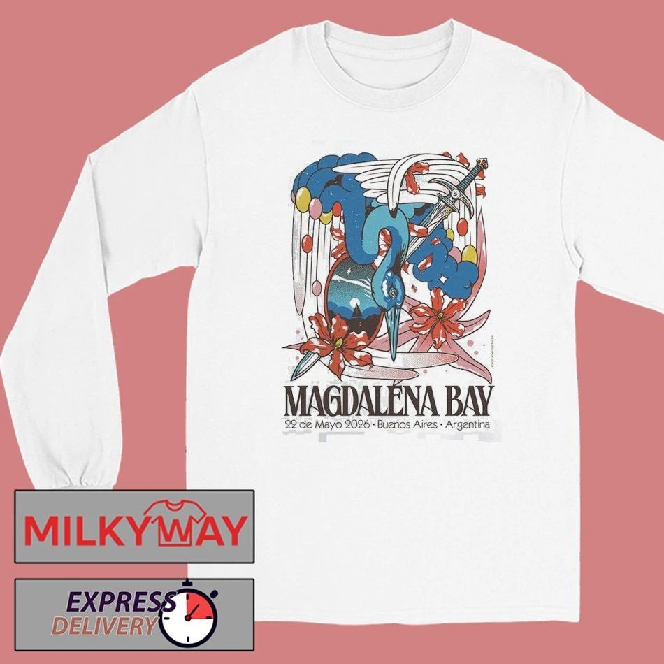 Magdalena Bay Buenos Aires Argentina 2026 Event Poster On 22 De Mayo 2026 T-Shirt