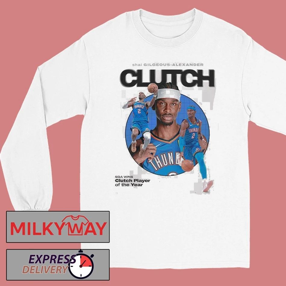 Shai Gilgeous Alexander SGA Clutch Player Of The Year NBA 2026 T-Shirt