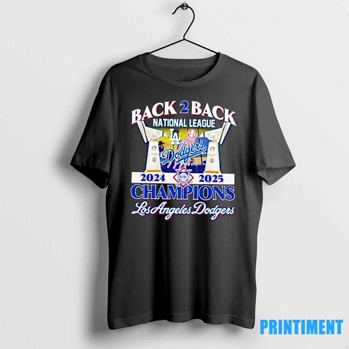 Los Angeles Dodgers 2024 2025 National League Champions Back 2 Back Tshirts Sweater