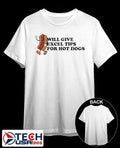 Will give excel tips for hot dogs shirt
