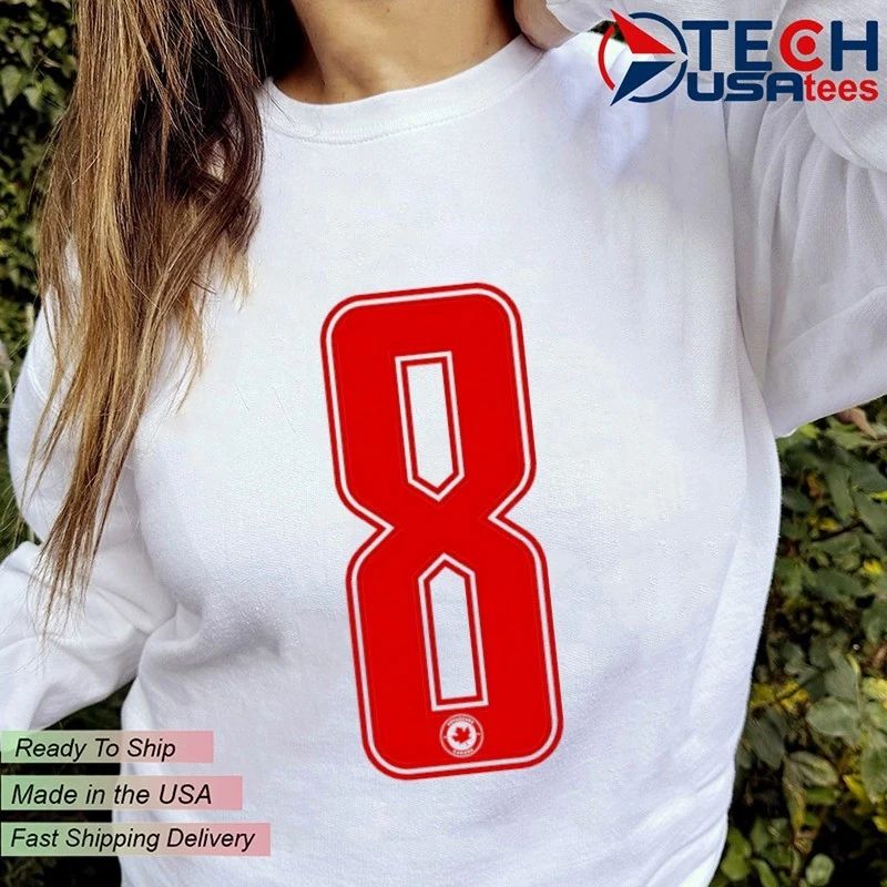 Support Ismael Koné No. 8 Voyageurs Canada 1996 shirt