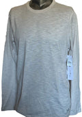 New Modern Amusement X PacSun Mens Heather Beige Boxy Fit Long Sleeve Shirt Med