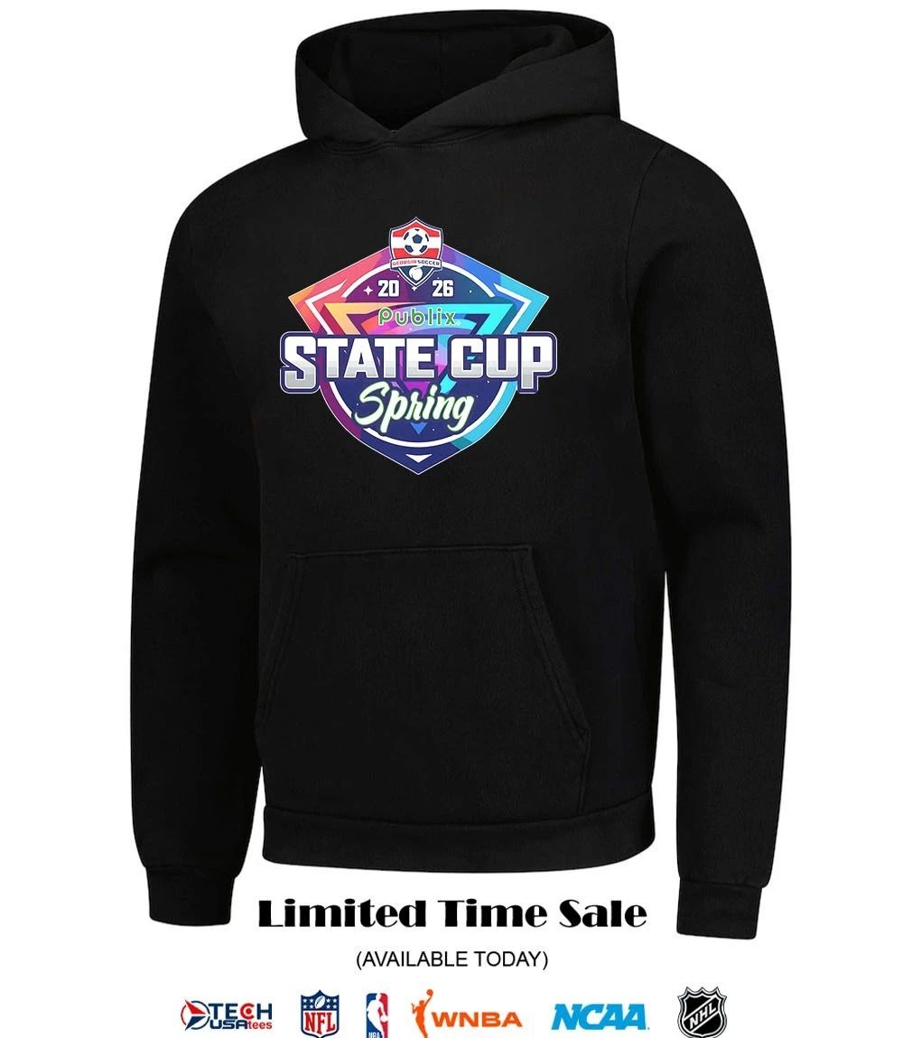 Georgia Soccer 2026 State Cup Spring logo shirt