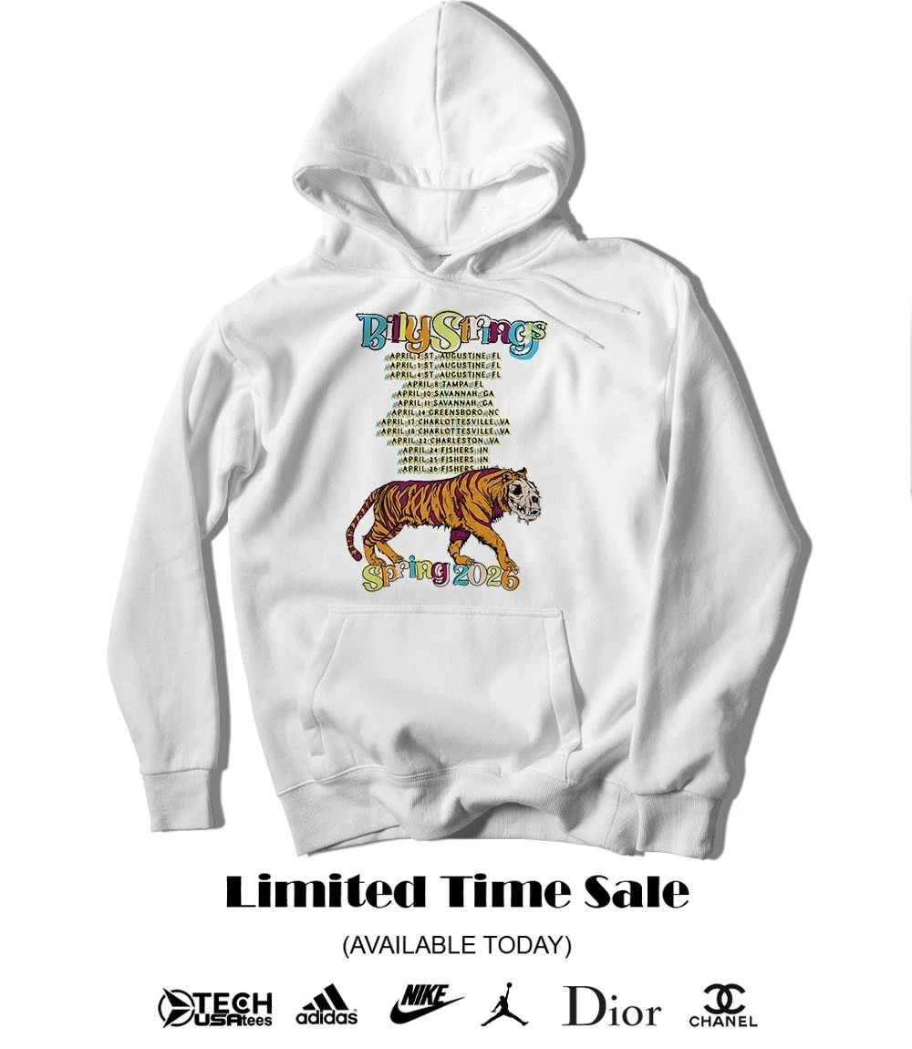 Billy Strings Spring 2026 Tiger Battle shirt