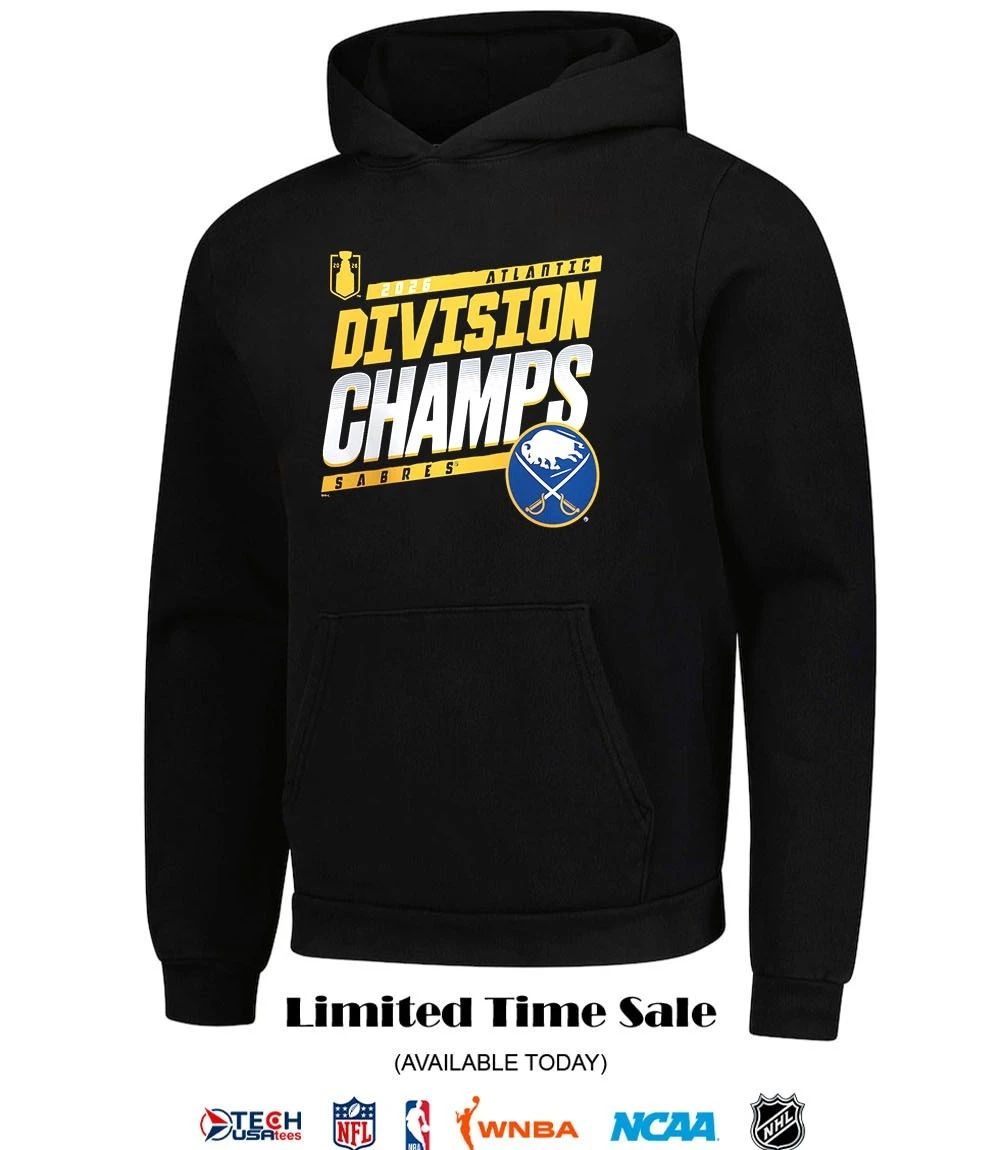 Buffalo Sabres 2026 Atlantic Division Champs logo shirt