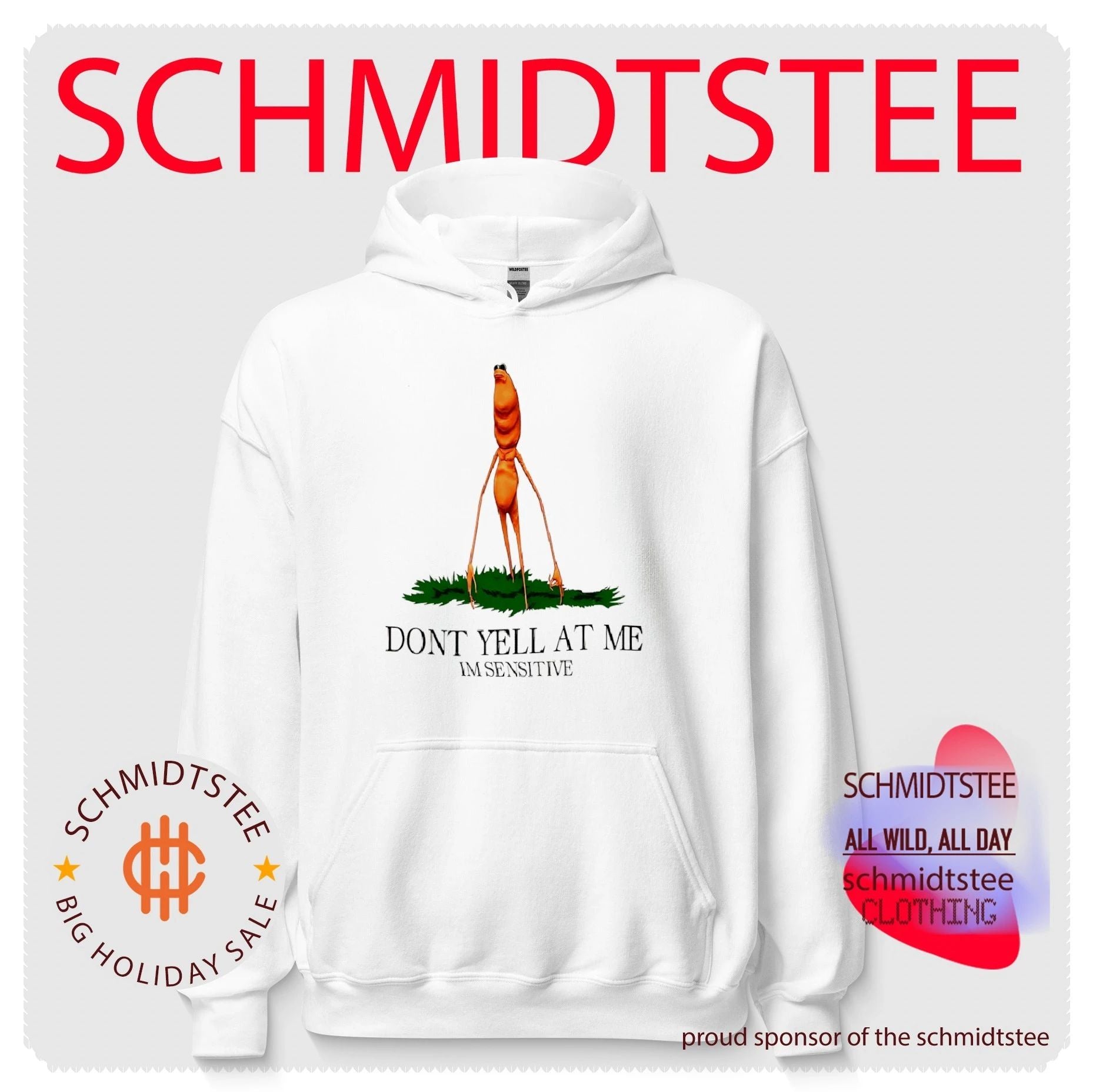 Don’t yell at me I’m sensitive Marcus the Worm shirt