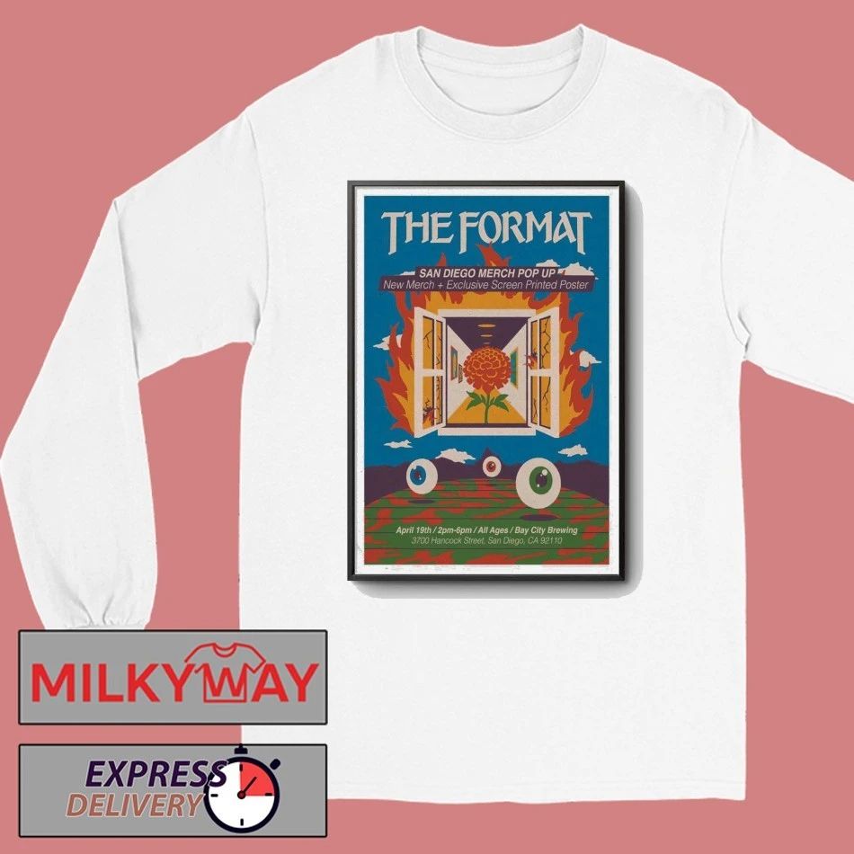 The Format Concert Tour 2026 04 19 San Diego, CA Poster shirt
