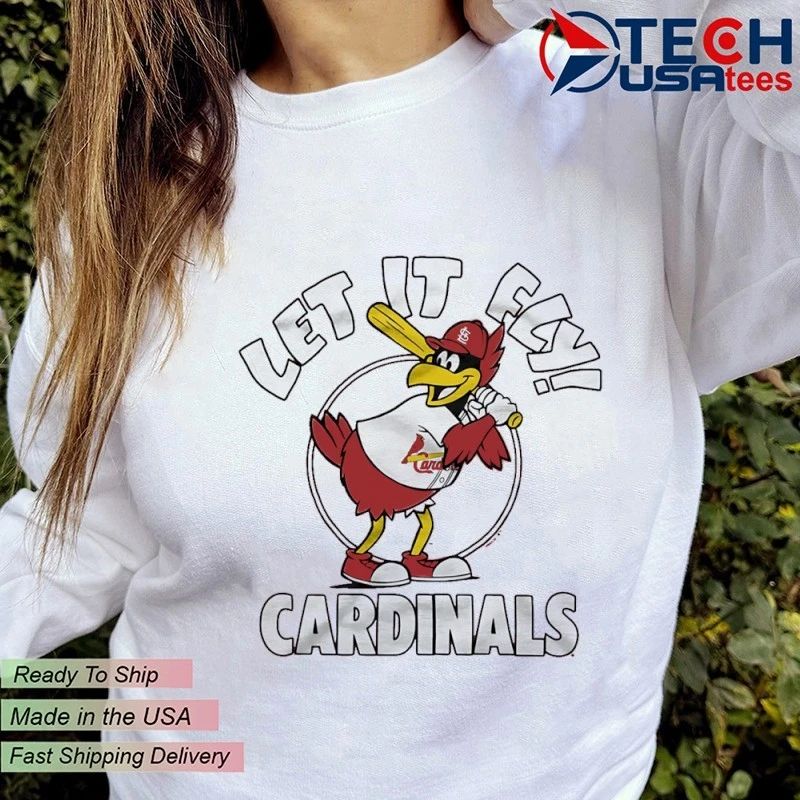 St. Louis Cardinals Fredbird let it fly mascot shirt by homage