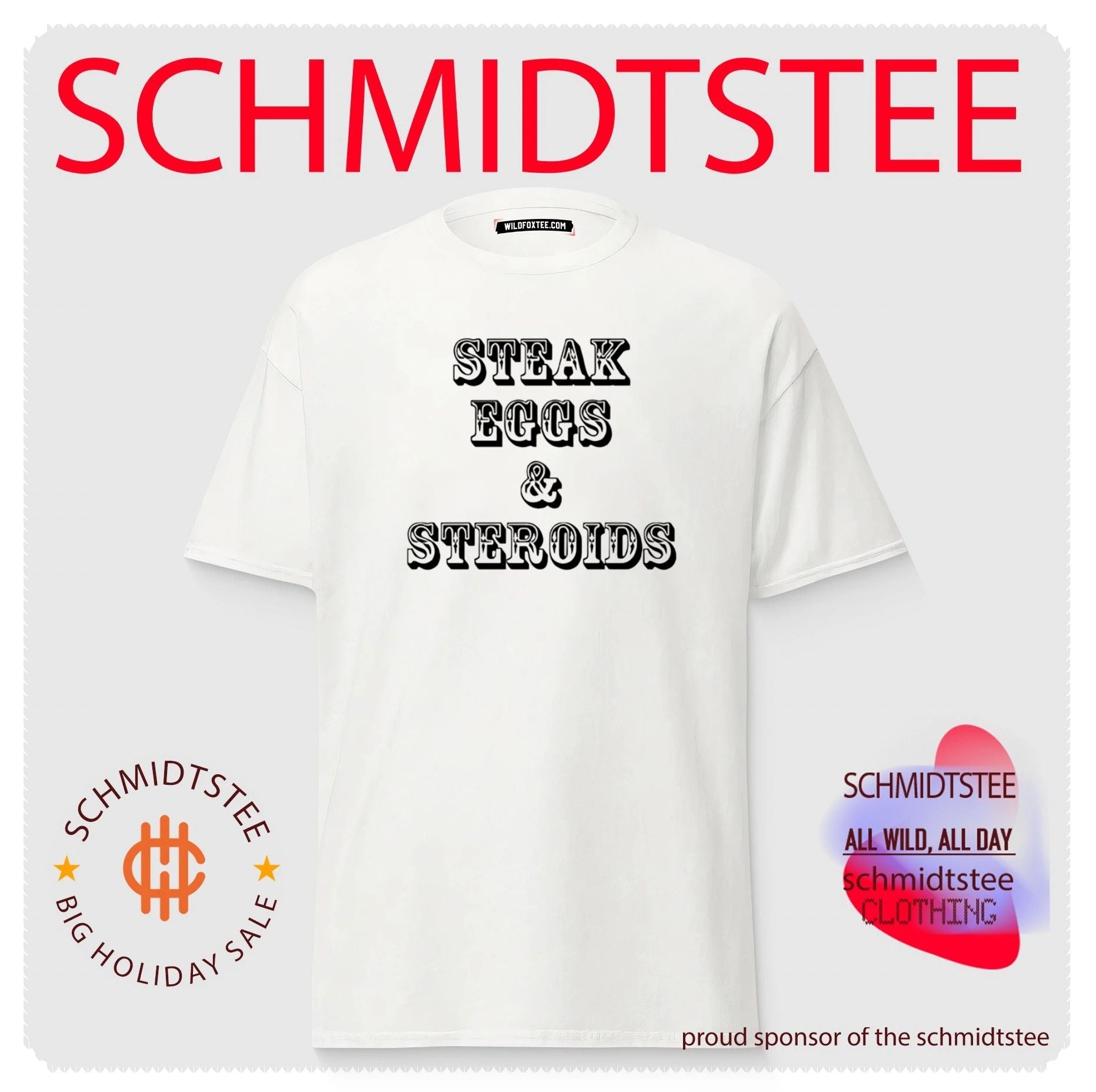 Steak eggs and steroids shirt