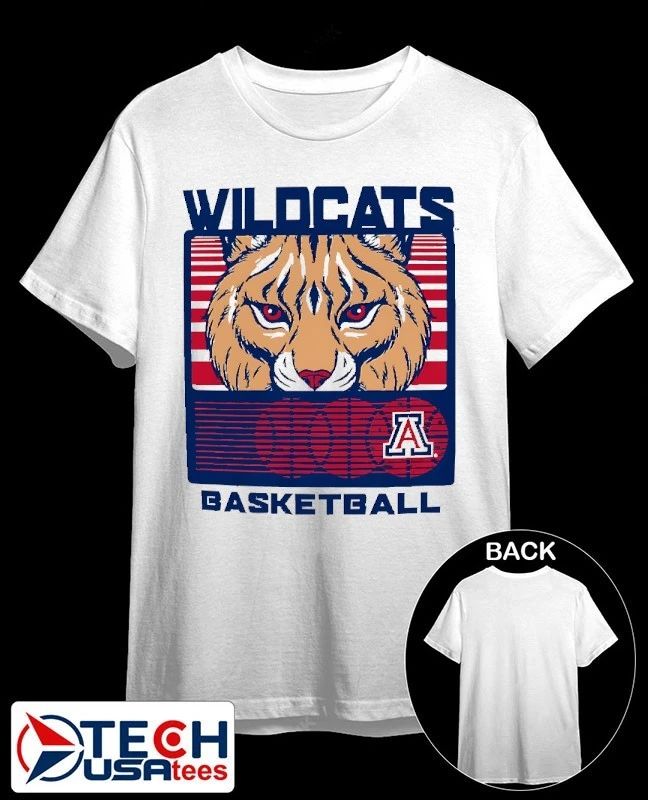 Arizona Wildcats Basketball Staredown mascot shirt