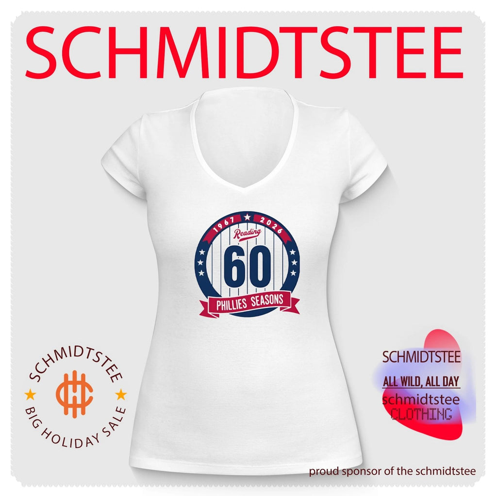 Philadelphia Phillies Reading Fightin Phils 60 Seasons Anniversary 1967–2026 Shirt