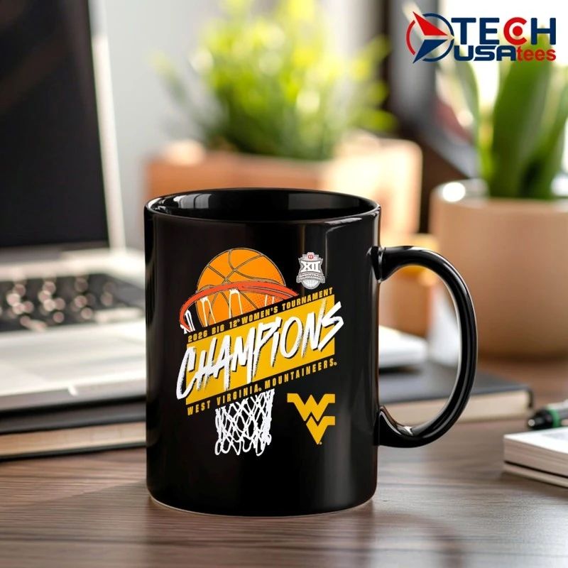 West Virginia Mountaineers 2026 Big 12 Women’s Basketball Tournament Champions shirt