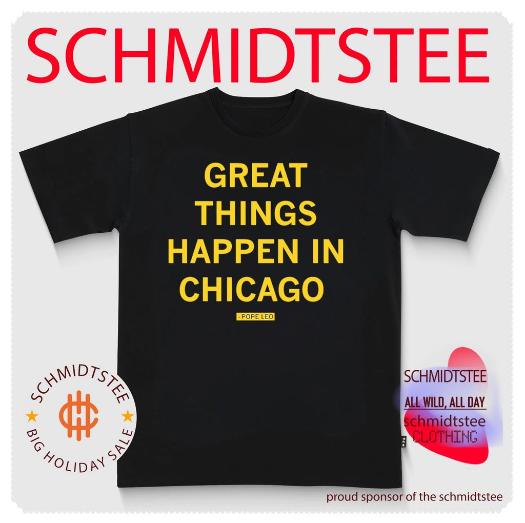 Pope Leo Great Things Happen In Chicago shirt