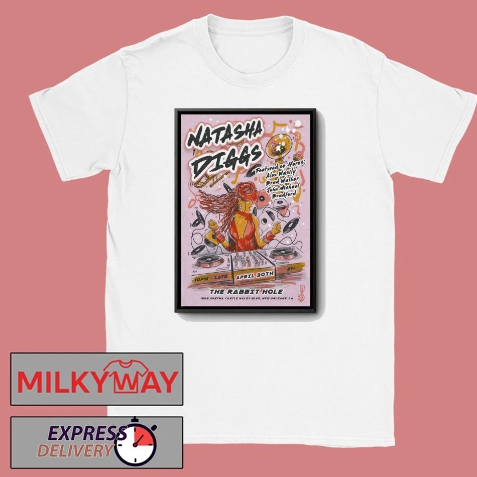 Natasha Diggs The Rabbit Hole In New Orleans LA Apr 30 2026 Poster shirt