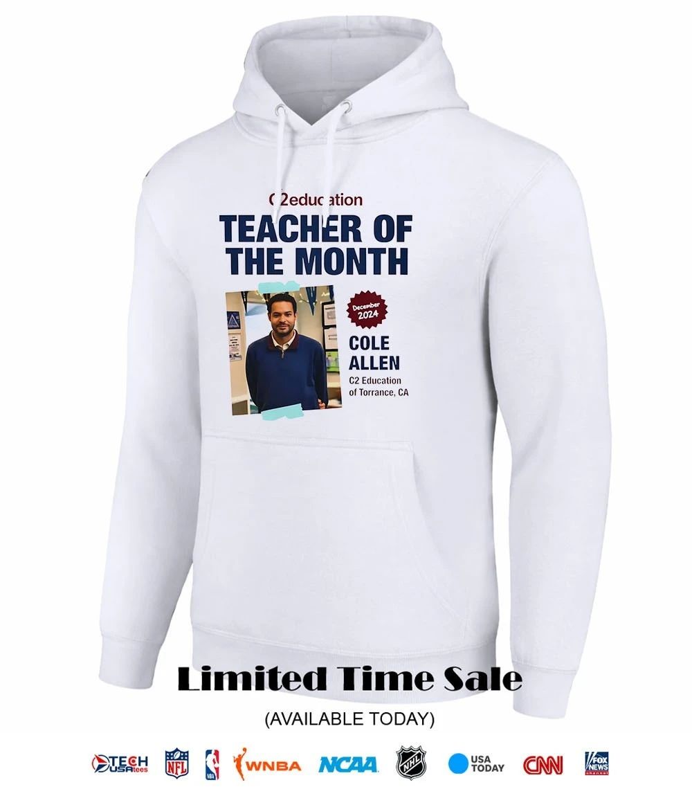 Cole Thomas Allen Teacher of the Month shirt