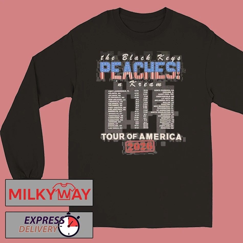 The Black Keys Snake America Tour Dates 2026 Two Sided T-Shirt