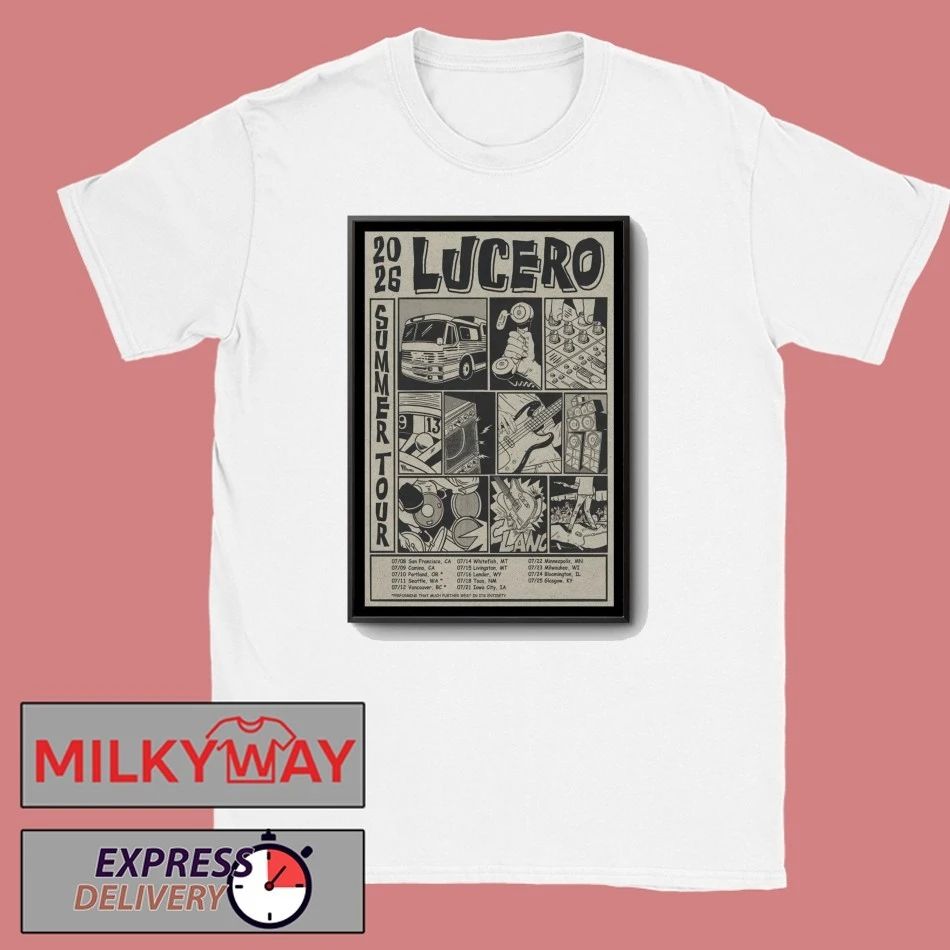 Lucero Music Summer Tour 2026 Poster shirt
