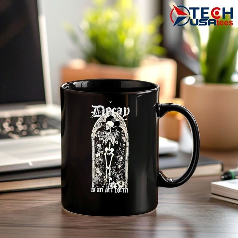 Decay is an art form skeleton shirt