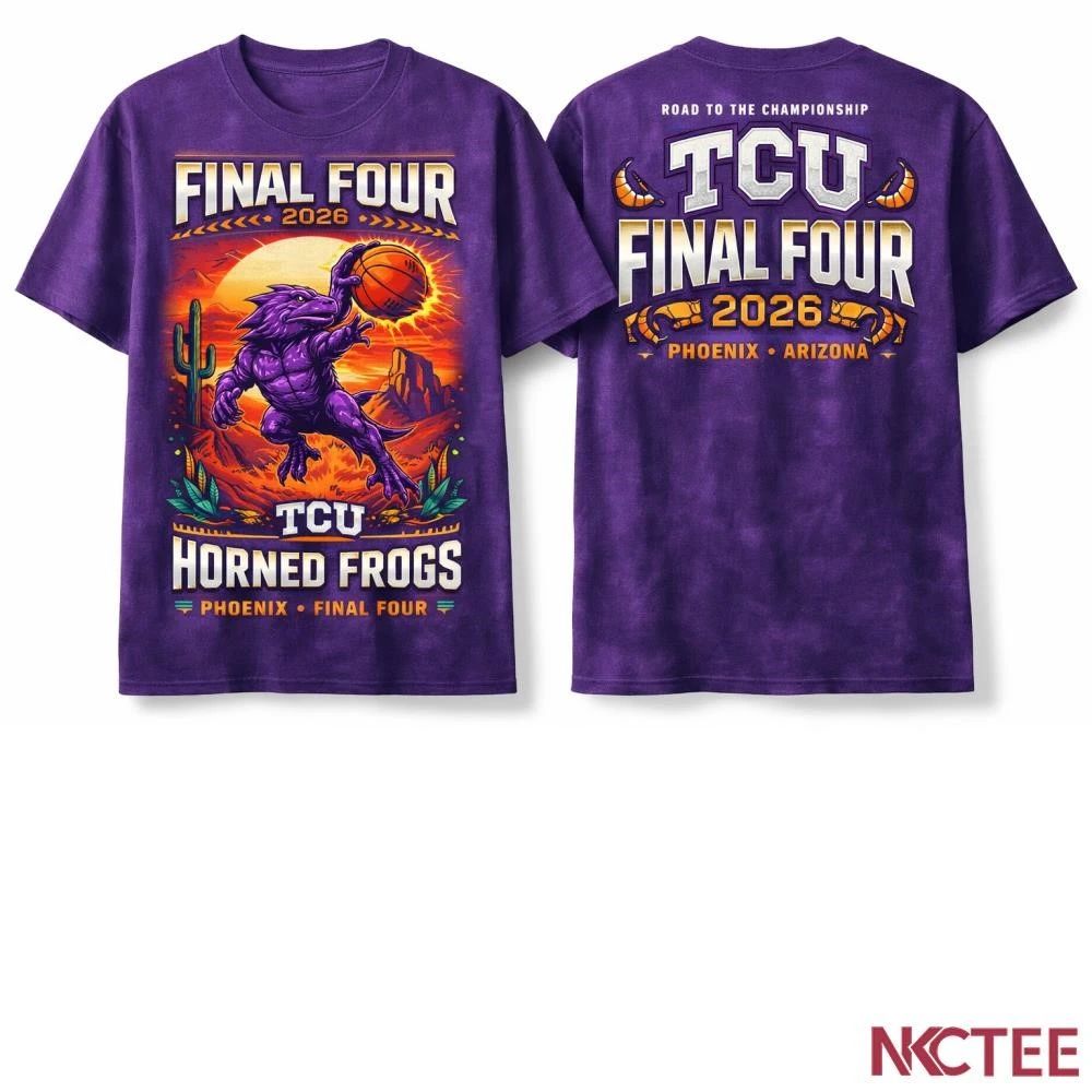 NKCtees TCU Horned Frogs 2026 Final Four Phoenix Desert Sunset NCAA Women’s Basketball shirt