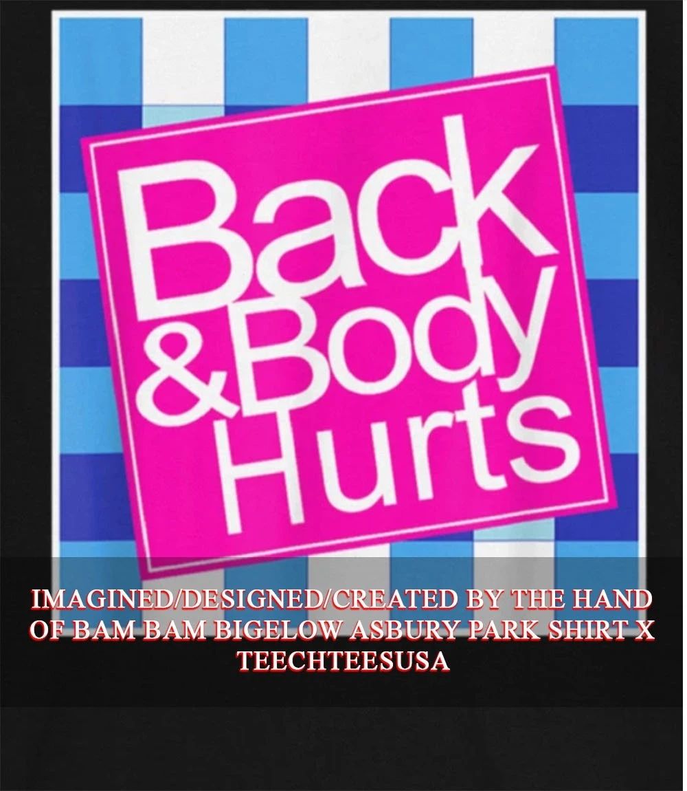 Back and body hurts checkered shirt