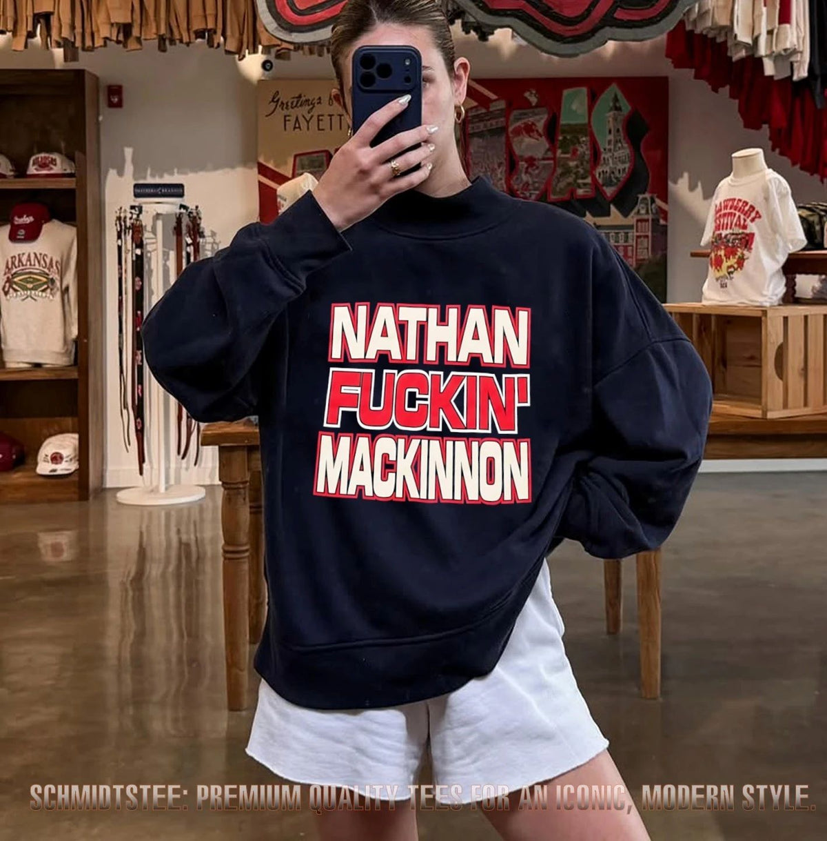 Nathan Fuckin’ Mackinnon Bitch It’s An Avalanche Shirt