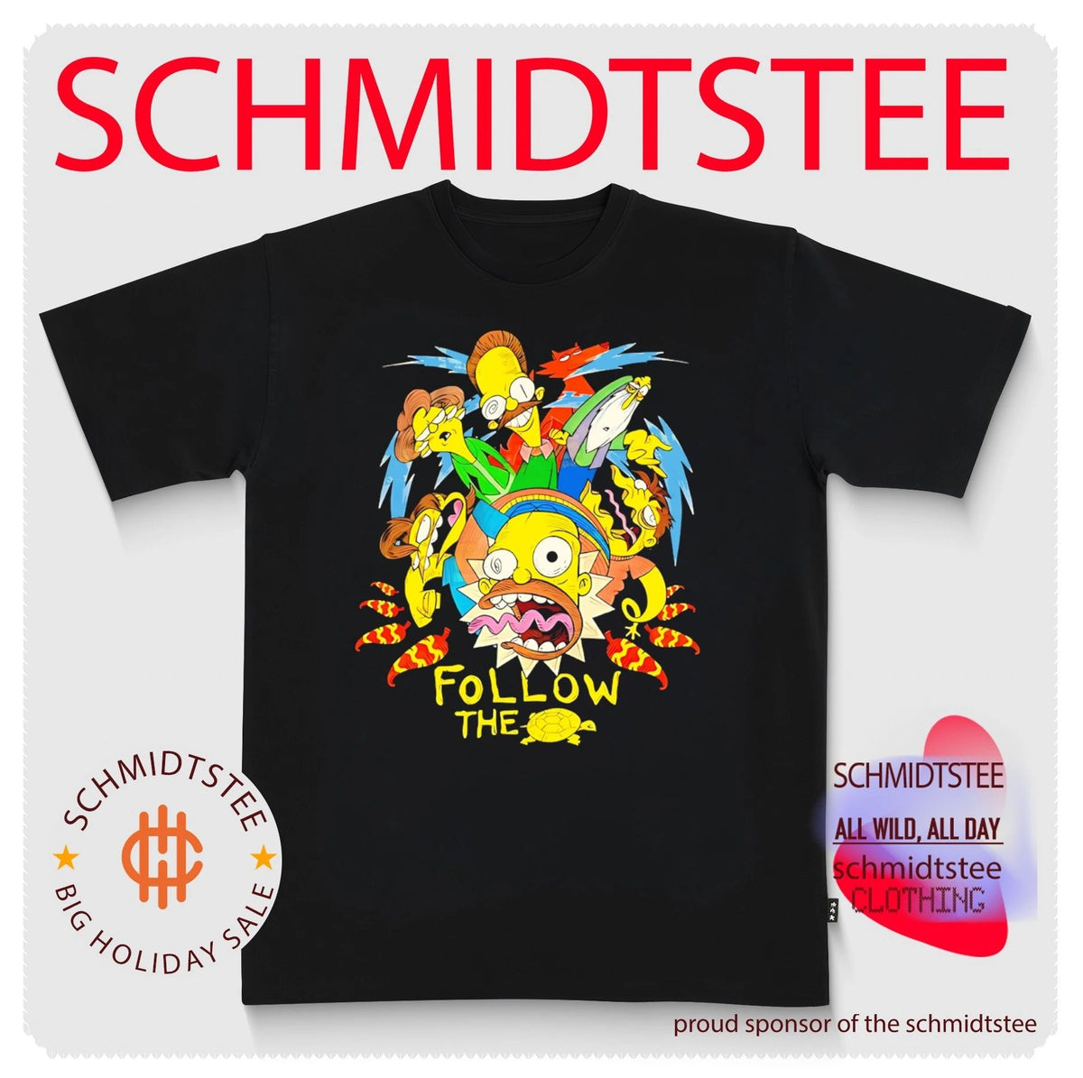 The Simpsons Guatemalan Insanity Pepper Follow The Tortoise shirt