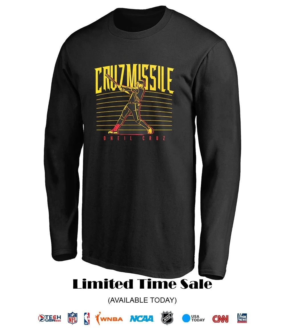 Oneil Cruz Pittsburgh Pirates Cruzmissile hitting shirt