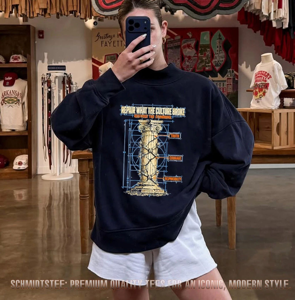 Repair What the Culture Broke Restore the Standard Truth Courage Responsibility shirt