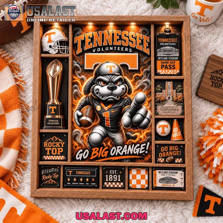 Tennessee Volunteers Custom Frame Light Box