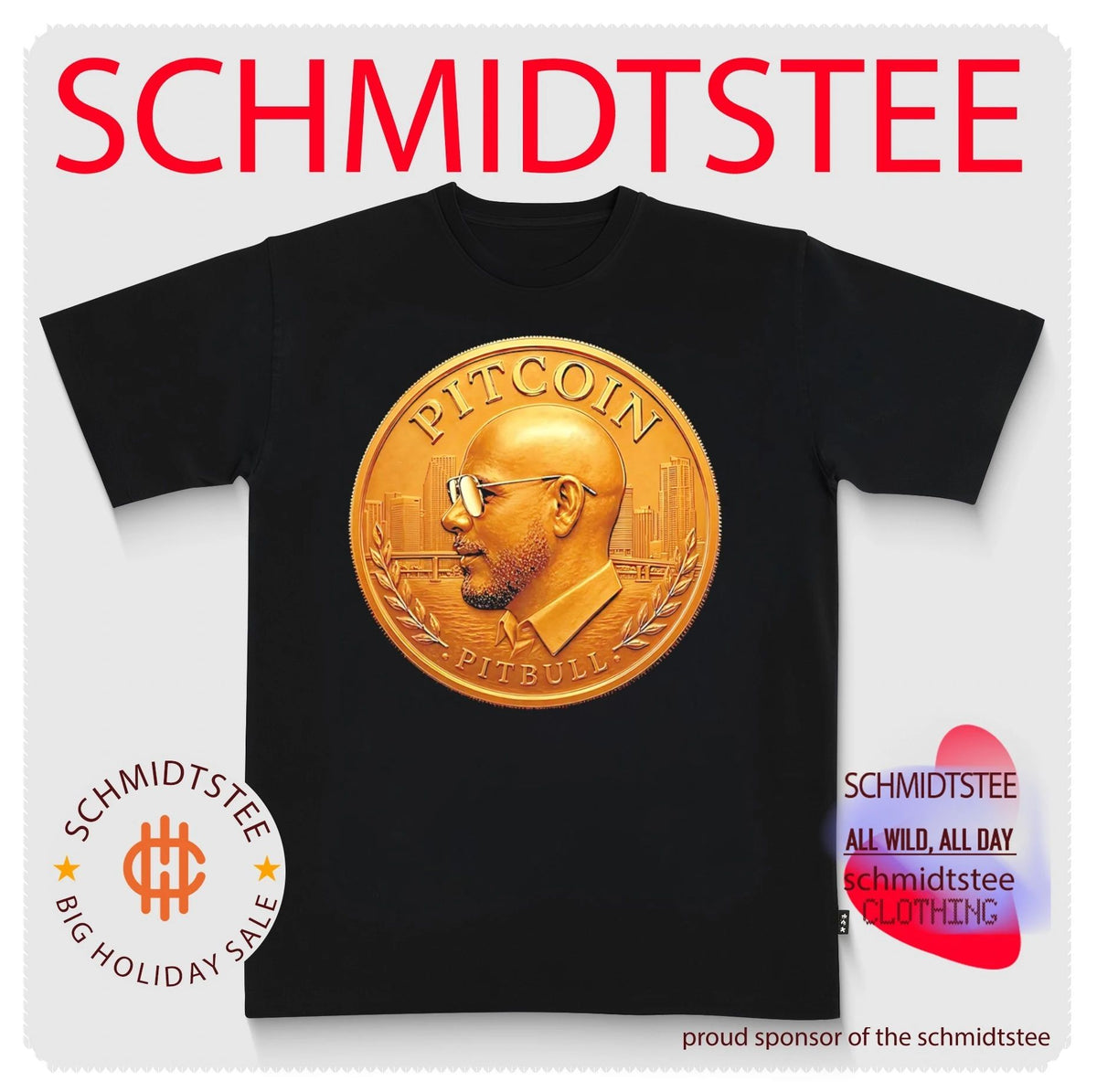 Pitbull pitcoin shirt
