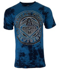 AMERICAN FIGHTER Men's T-shirt POWELL Athletic Blue