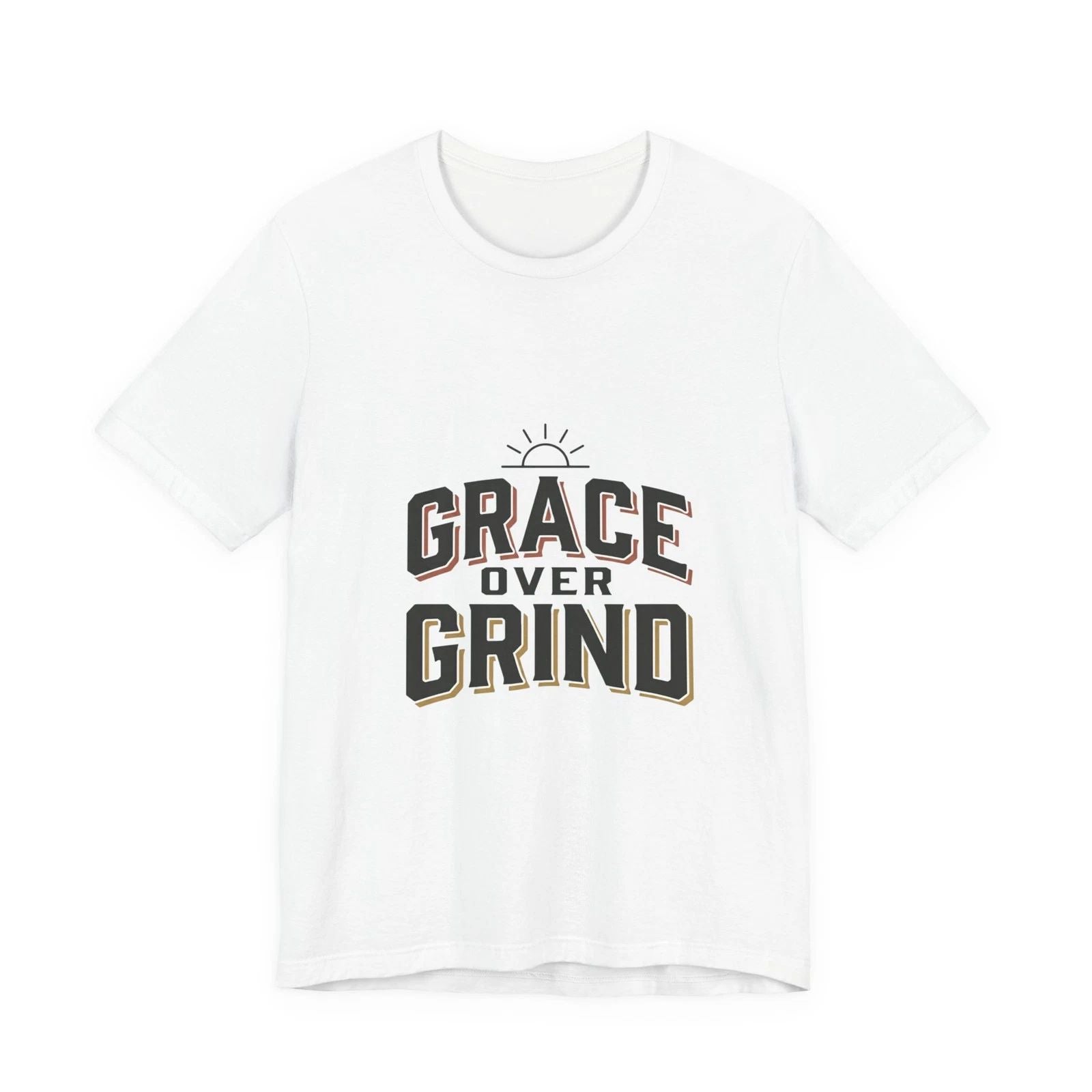 Grace Over Grind Tee | faith streetwear, bold type, washed vintage