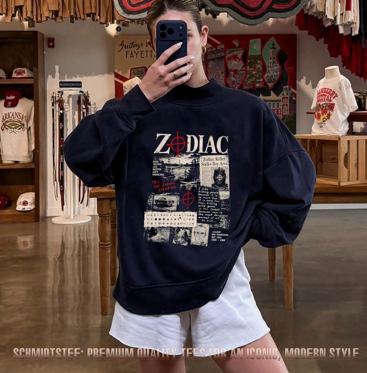 Zodiac Killer Unsolved Cipher San Francisco Bay Area shirt