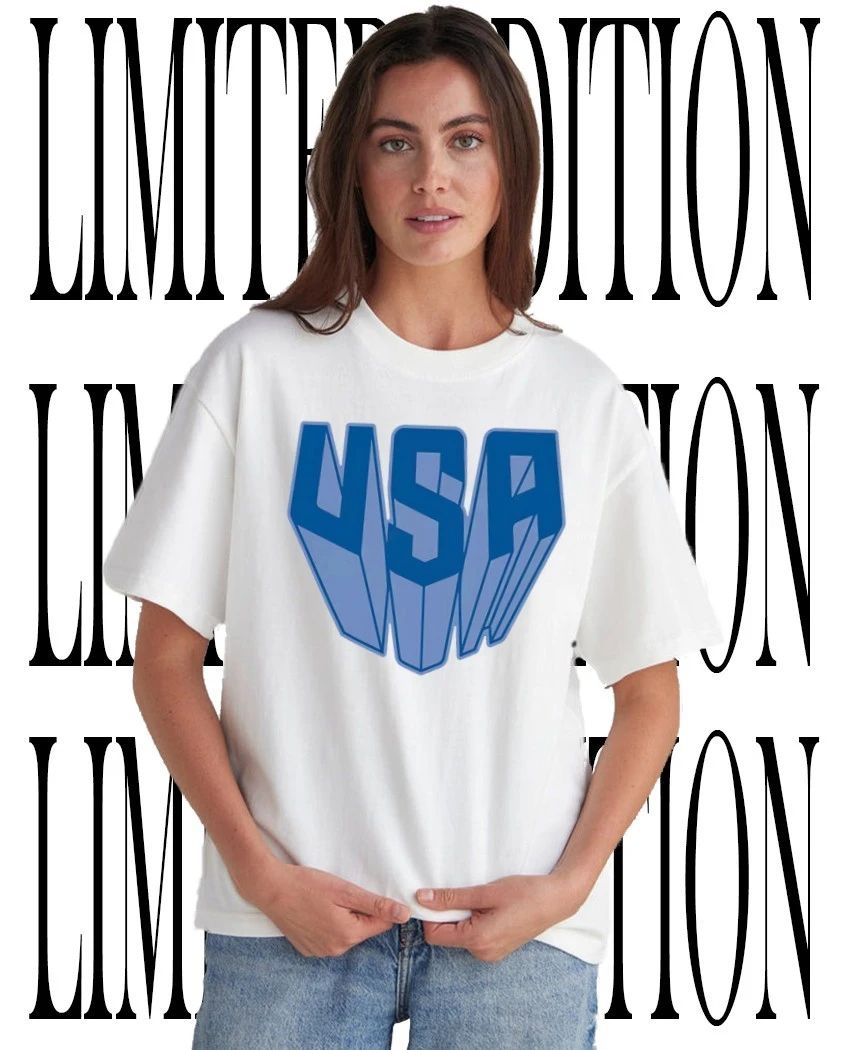USA Superman Soccer logo shirt