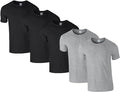 Gildan Men's 64000 T-Shirt Boys Top (Pack of 5)
