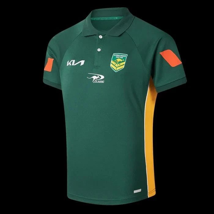Print 2026 Australian Kangaroos Polo Shirt